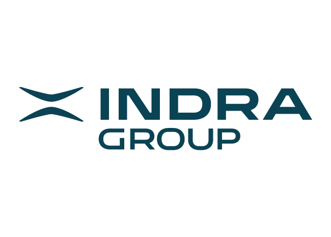 Logo de Indra - patrocinador premium
