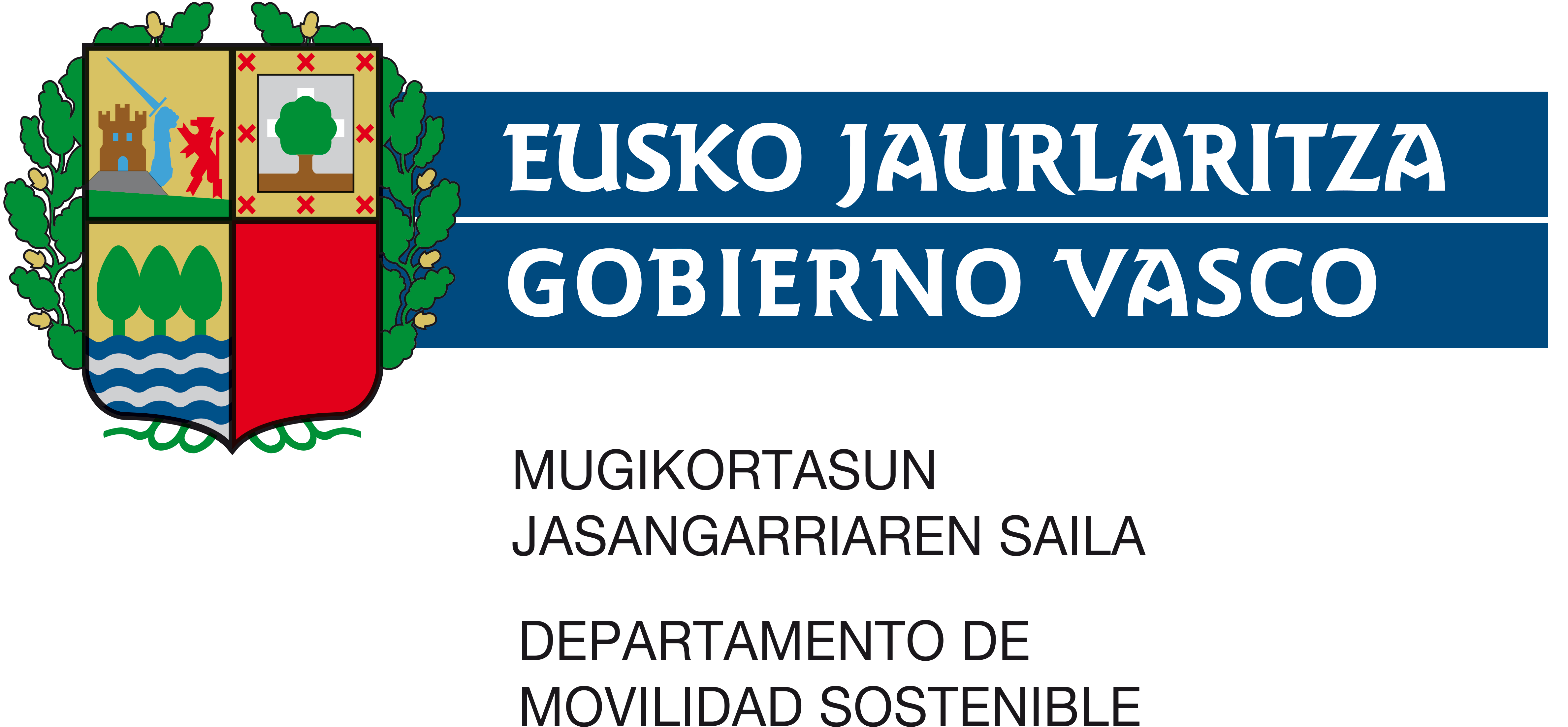 Departamento de Movilidad Sostenible del Gobierno Vasco Logo